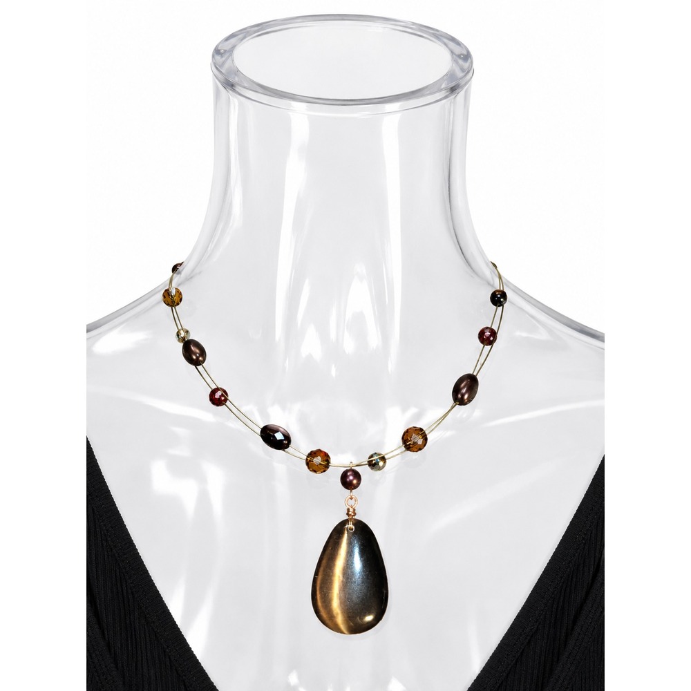 Tigers Eye w\Stones and Beads‎ SKUJ067